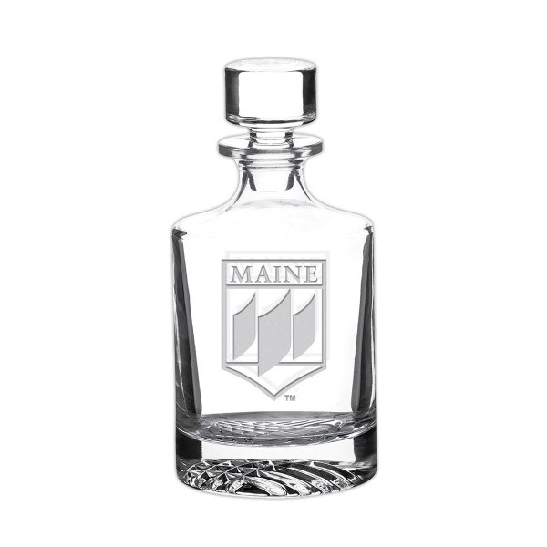 Deep Etched Maine Flagship Decanter